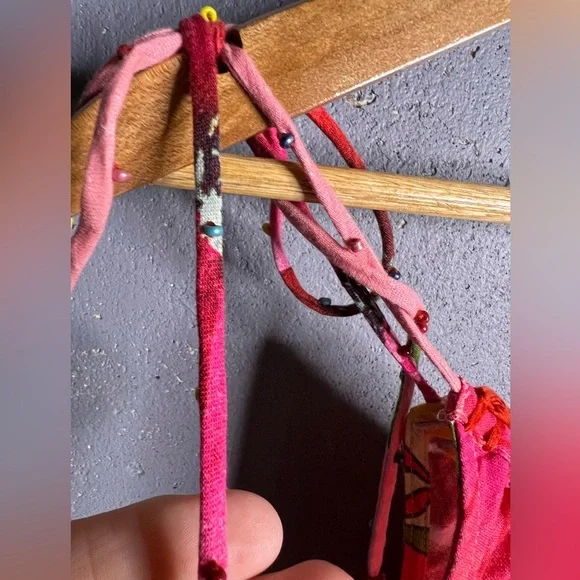 Farm Rio Floral Spaghetti Strap Top in Size Large. - Picture 4 of 8